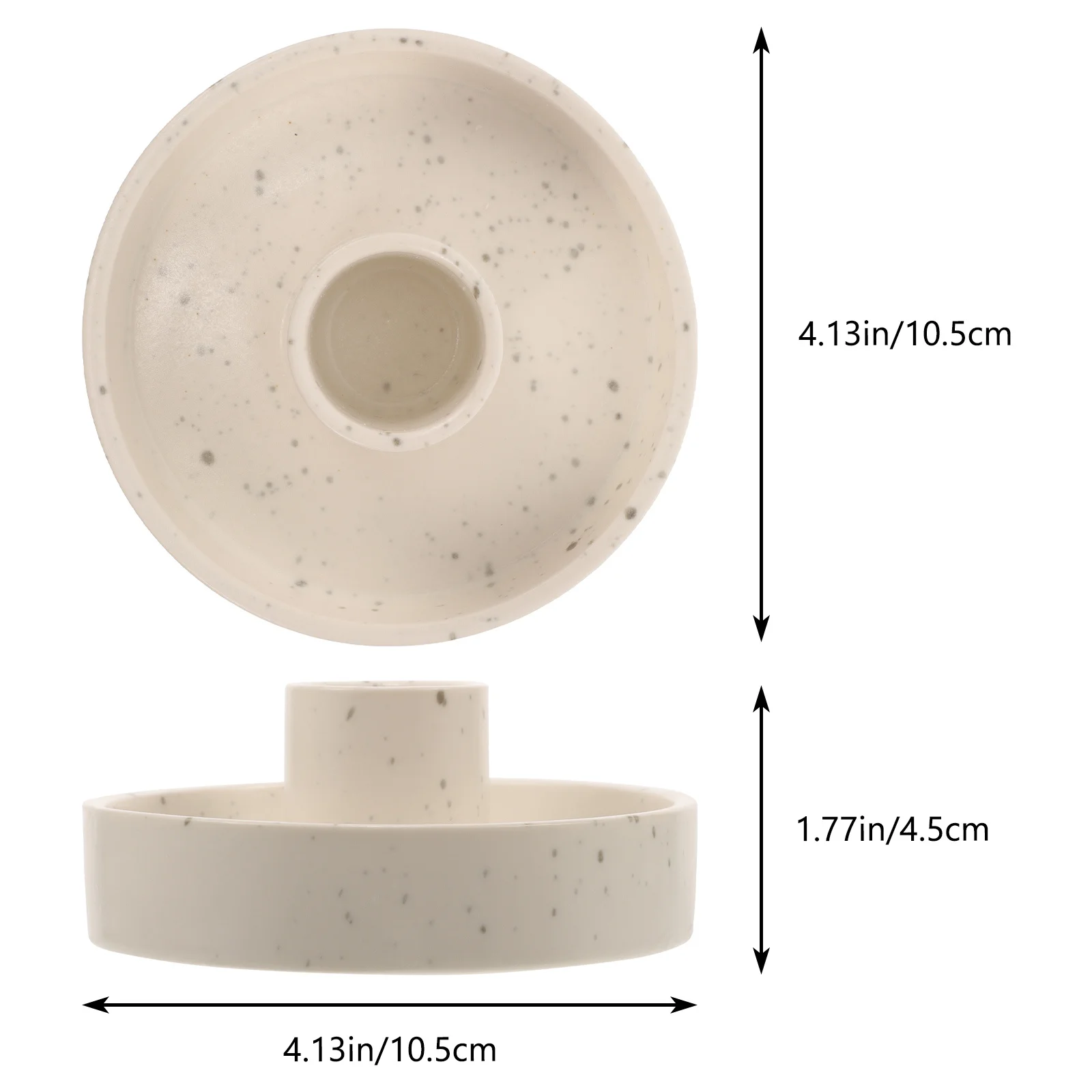 حامل شمعدان من السيراميك، مظهر أنيق، مناسبة واسعة قابلة للتطبيق، ديكور مطعم المنزل، دعم شموع عمود مسطح القاع