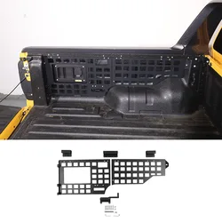 For Ford Ranger 2023+ car trunk side bag rack Bracket tool Sorting Bracket Organizer Carrier Hanging Board Panel Car Accessories