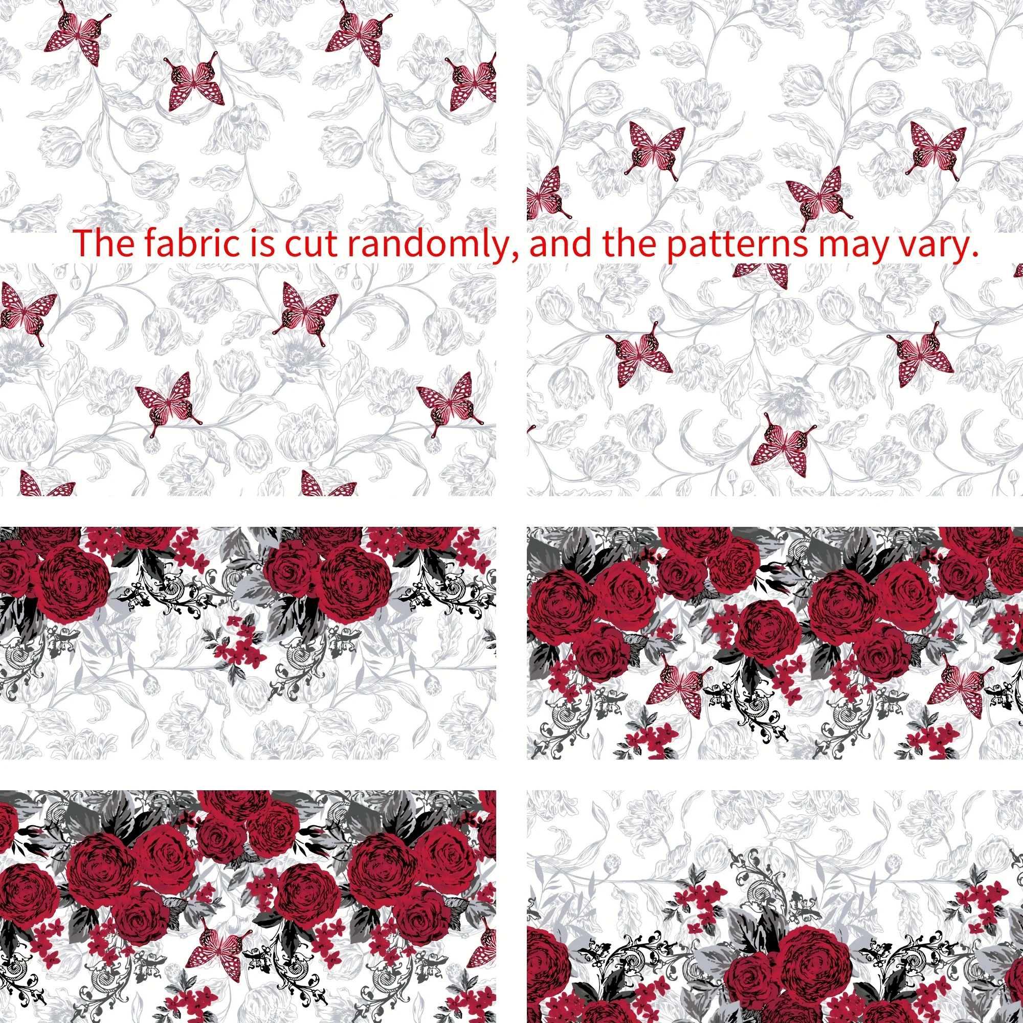 Red Small Butterfly + Red Rose - огляд і ціна Fitted Sheet Deep