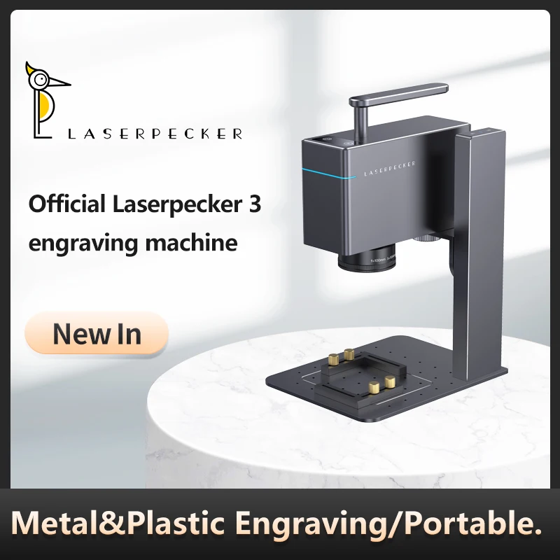 

Laserpecker 3 Metal and Plastic Engraver, DIY Engraving Machine, LP3, 600 mm per s Speed, Laserpecker3, Laser Engraving Machine