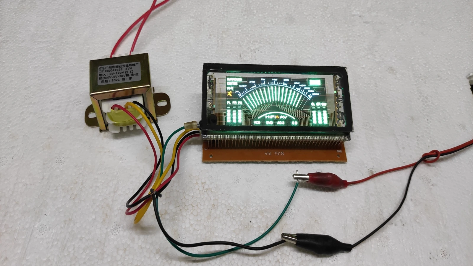 Мультимедийный VFD флуоресцентный дисплей Nvarcher для динамиков и усилителей