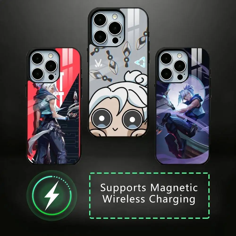 

Valorant Jett Phone Case For iPhone17,16,15,14,13,12,11 Plus,Pro Compatible with magnetic wireless charging