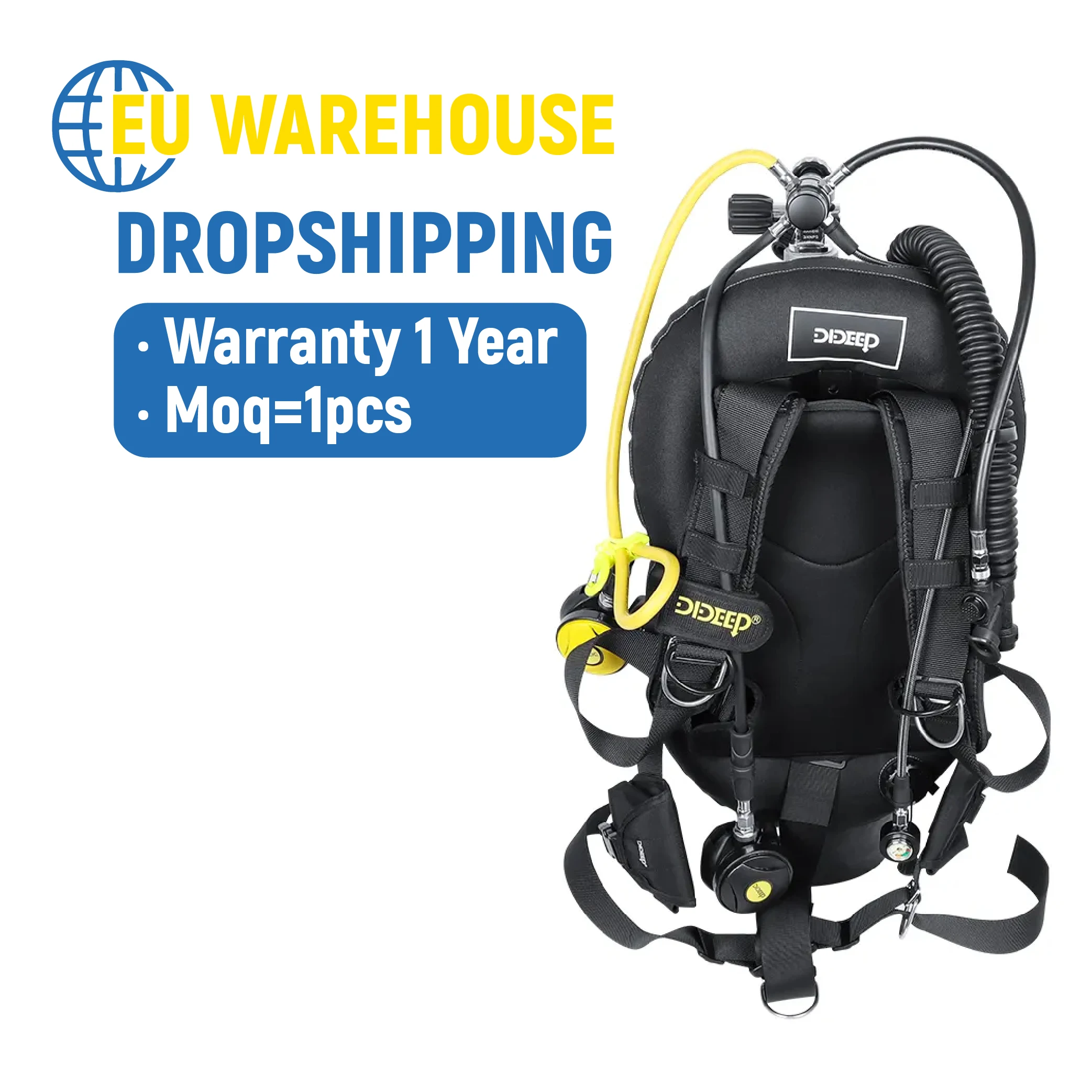Factory Price Scuba Diving Buoyancy Compensation Device (BCD) Nylon Swim & Dive Gear Accessory EU WAREHOUSE DROP SHIPPING