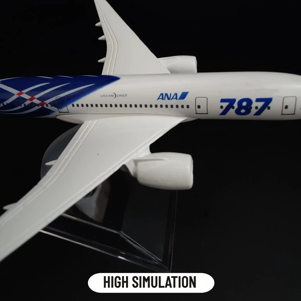 Scale 1:400 Metal Aircraft Replica 15cm Japan ANA B787 Model Airplane Miniature Xmas Kids Room Decor Gift Toys for Boys