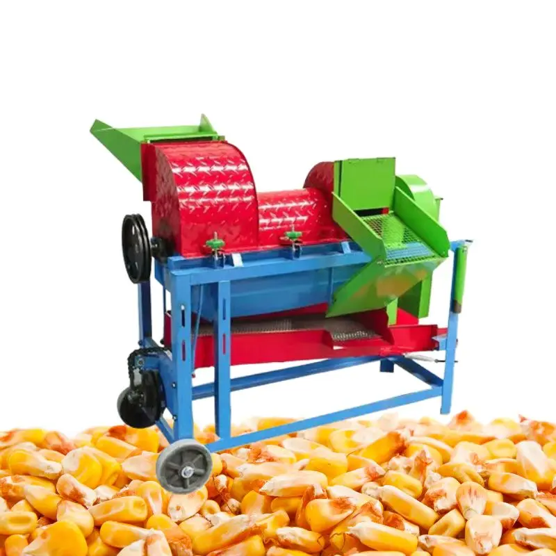Multifunctional Corn Thresher And Sheller Machine For Home Use With Essential Motor Component