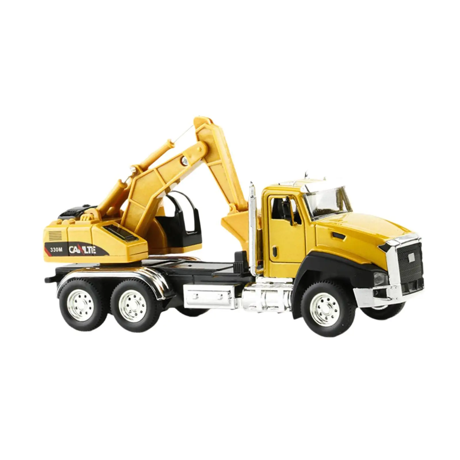 

1/50 Scale Digger Realistic Friction Powered Vehicle for Park Backyard Beach