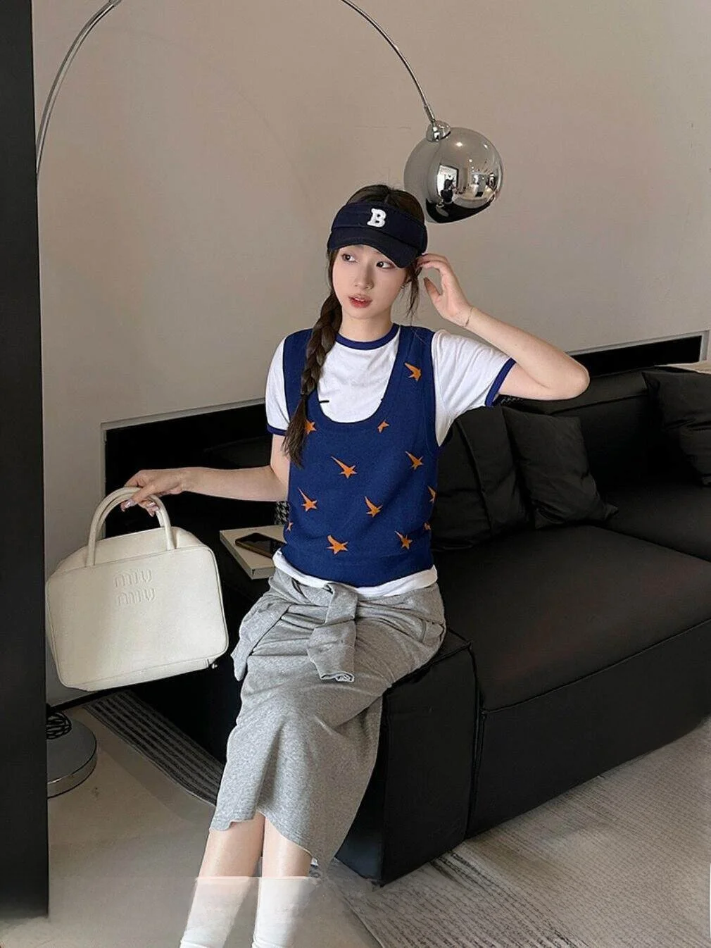 

U-Ne Sweater Vest 4Pu Button Brand DEARSOCUTE Handpied Store Women's Faion Autumn Collection 00% Other Mate...