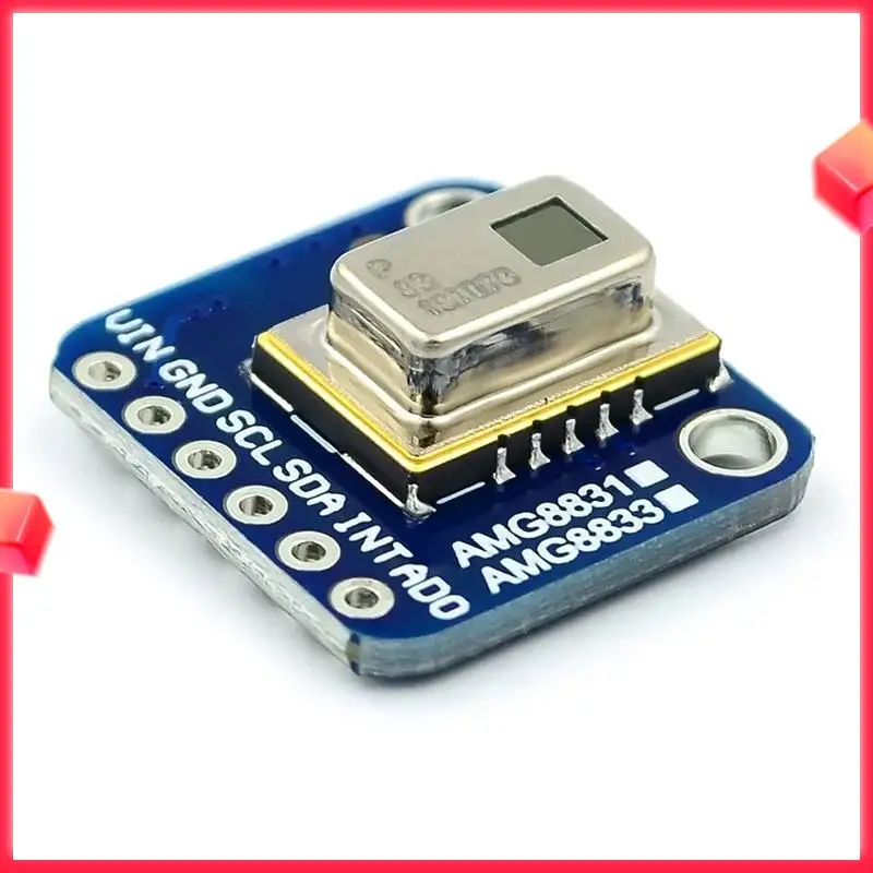 【NUOVO LISTA】 2X AMG8833 IR 8X8 Modulo sensore di temperatura array termocamera Sensore telecamera a infrarossi 8X8