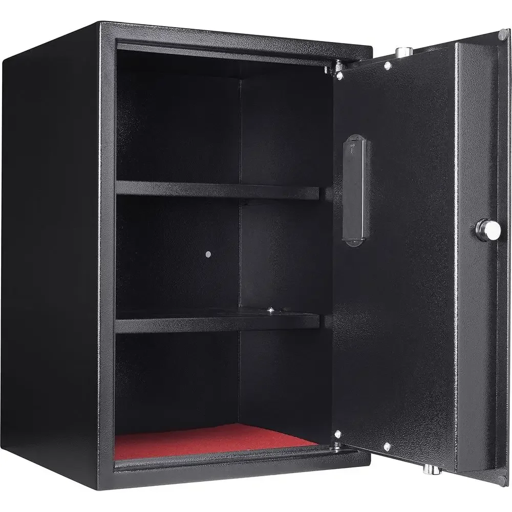 

Large Steel Security Keypad Lock Cabinet 13 X 13.75 X 19.75 Inches Metal Storage Organizer with Combination Lock for Home Office