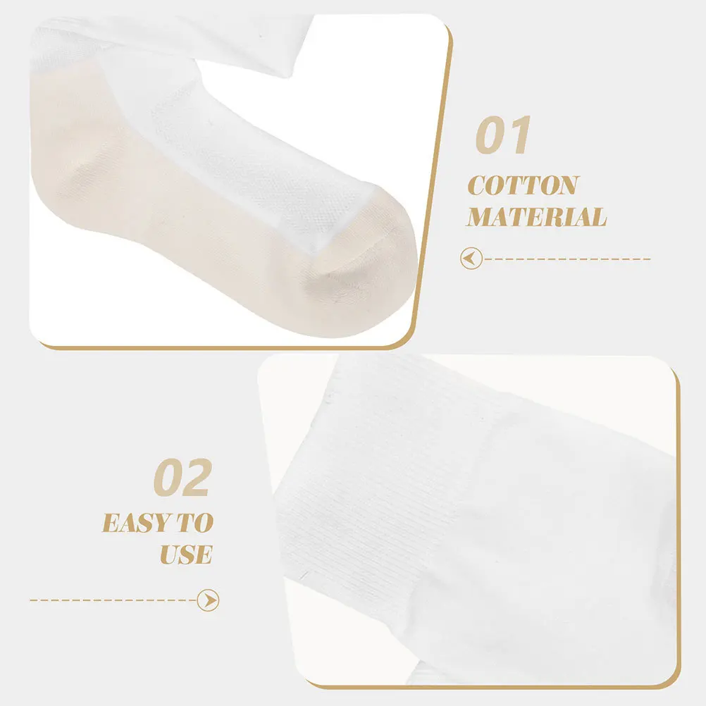 

1Pair Over-The-Knee Protective Sports Socks Knee High Thickened Padded Socks Non-Slip for Fencing Running Soccer Football