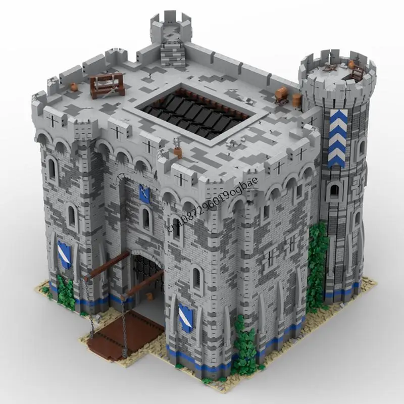 

Новый 13214 шт. Moc Европейский средневековый вид на улицу Центральный замок Модель здания Diy Творческие идеи Детские игрушки Подарки на день рождения Блоки