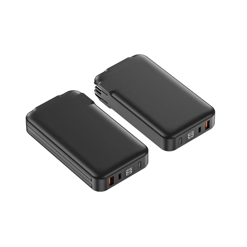 22.5W Comes with AC Plug Power Bank Super Fast Charging 10000mAh Comes with Cable Wall Plug Mobile Power Supply