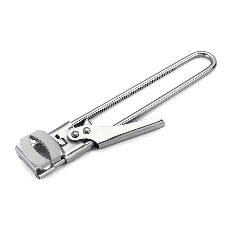 

Stainless Steel Labor-saving Can Opener with Adjustable Anti Slip Opening, Jam Capping, and Twisting Bottle Opener