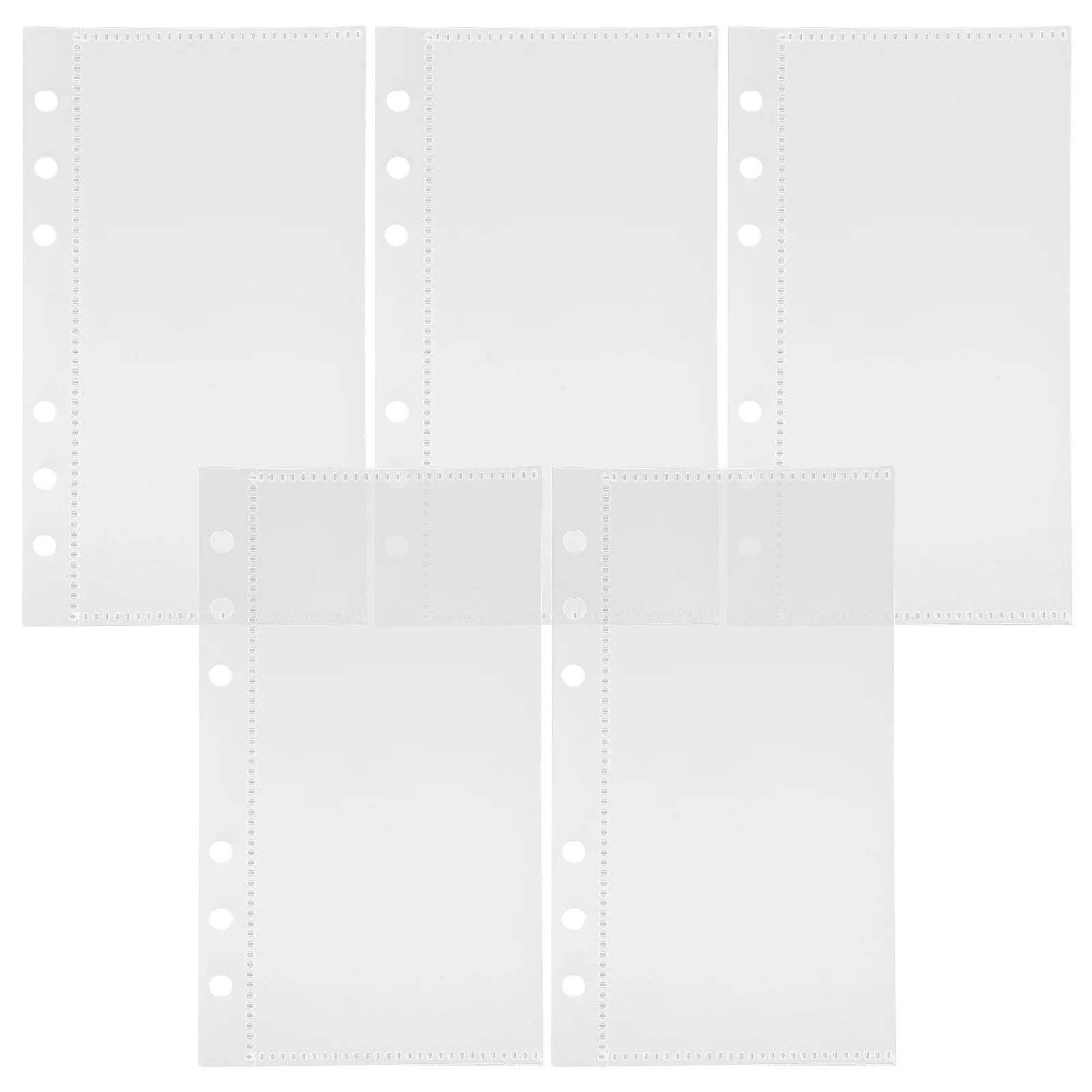 

5Pcs Budget Binder Insert PP Material Stylish Organizer for Loose Leaf Planner Gifts Binder Dividers