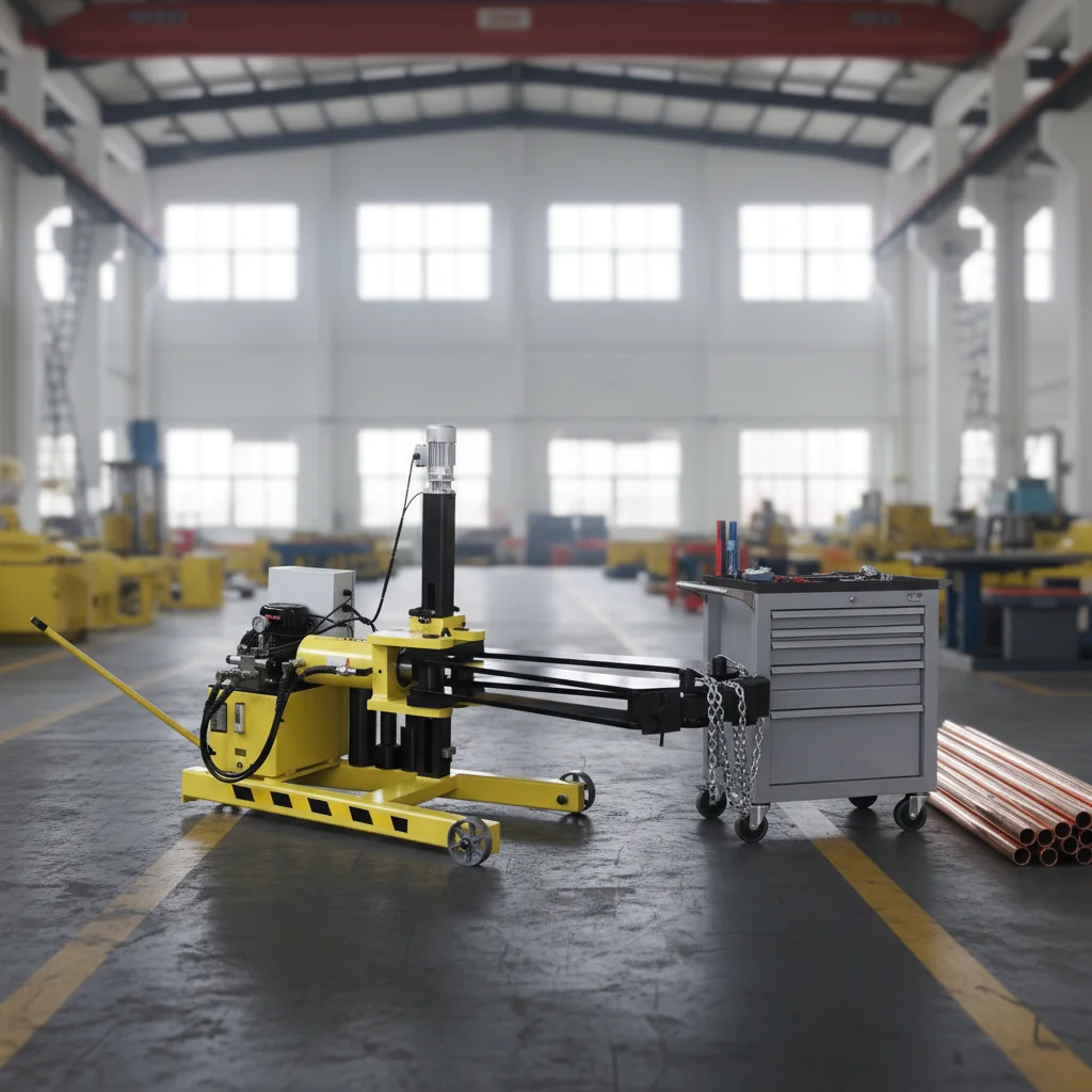 100T Heavy Du/ty Automatic Vehicle-Mounted Cart-mounted Lock-Grip 2-JAW Hydraulic Gear Puller SOV-PH-100T