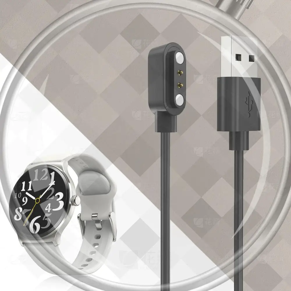 

Magnetic Charger Safety USB Wrist Watch Charging Cable Replacement Accessories for HAYLOU Watch 2 Pro(LS02 Pro)/Solar Lite