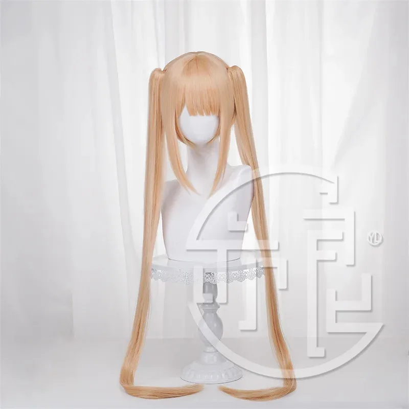 

Игра Azur Lane Dead или Alive 5, Ultimate Marie Rose, парик для косплея, милый длинный двойной хвост, женский парик для косплея, Рождество
