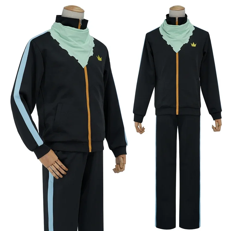 

FC6HOLOUN Noragami Anime Yato Cosplay Costume Embroidery Tracksuit Pants Scarf Daily Wearing Halloween Christmas Gift@FC8！