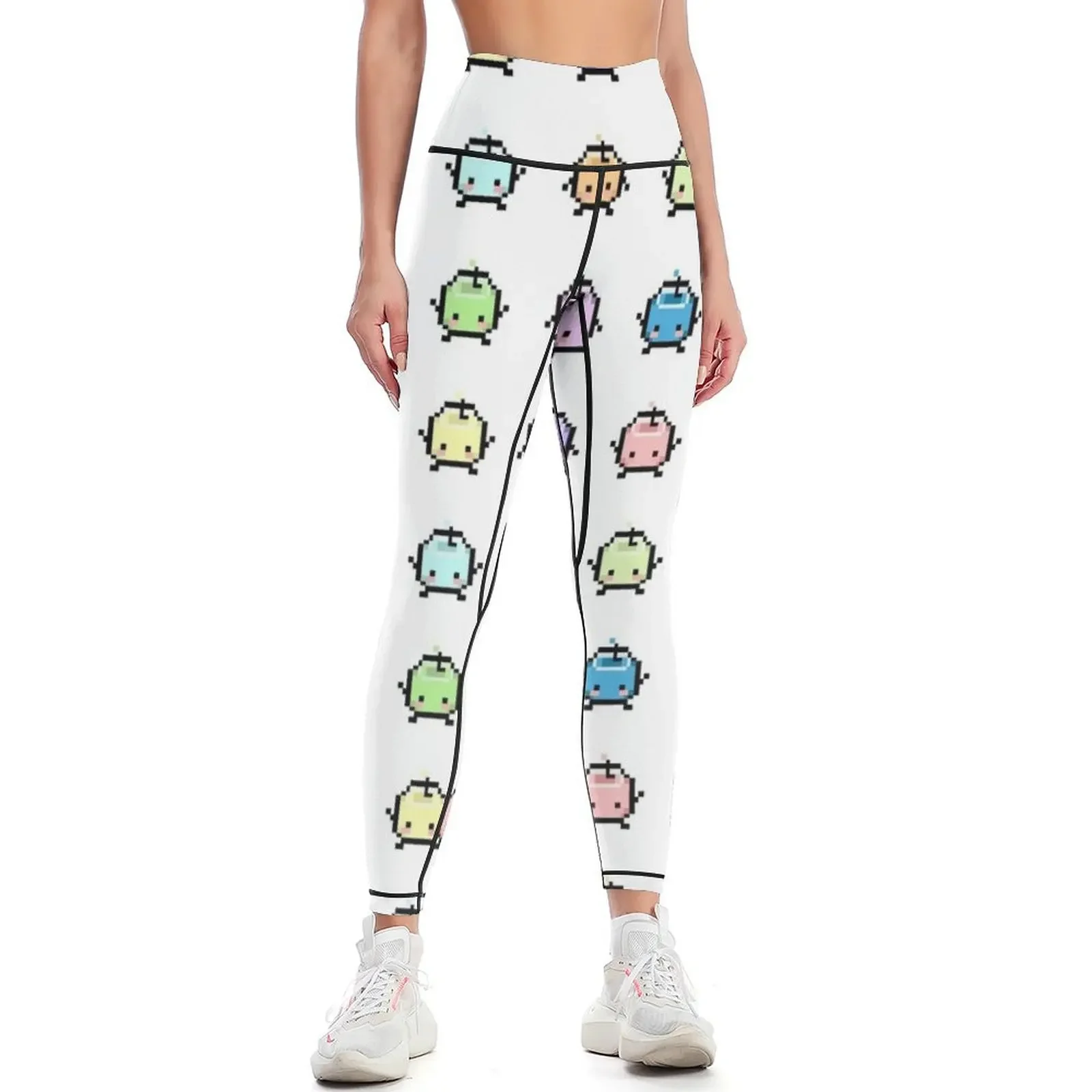 

Stardew Valley Pastel Junimos Leggings workout shorts fitness set gym Womens Leggings