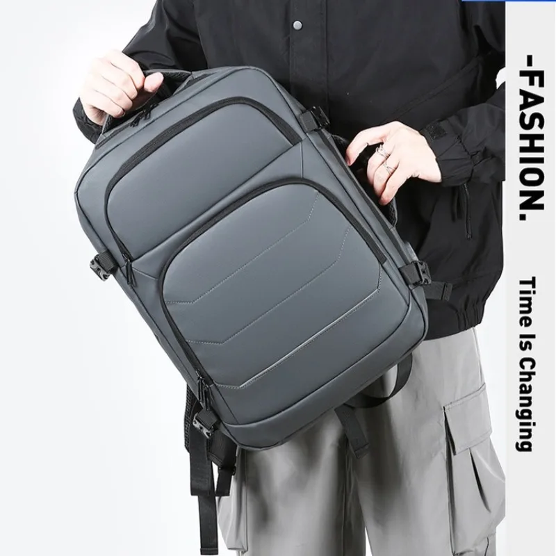 Extra Large Carry On Backpack Flight Approved with USB Charging Port Waterproof Travel Business Luggage Casual Bag Gift for Men