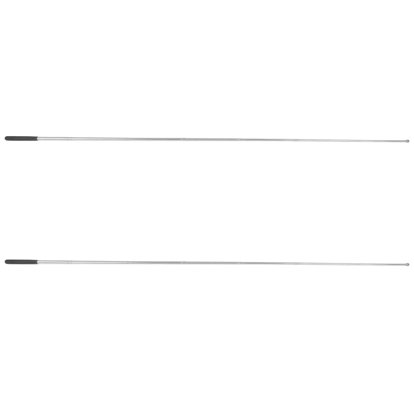 2Pcs Stainless Steel Telescopic Pointer Stick for Teachers Tour Guides Presenters Extendable Classroom Teaching Aid Portable
