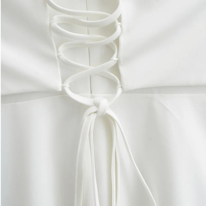 HKSH صيف جديد إمرأة أنيق الحلو المد الداكن الفرنسية الشارع الشهير فستان كاجوال Ins مثير الدانتيل لوحة الخصر يتقلص تنورة قصيرة HK5179