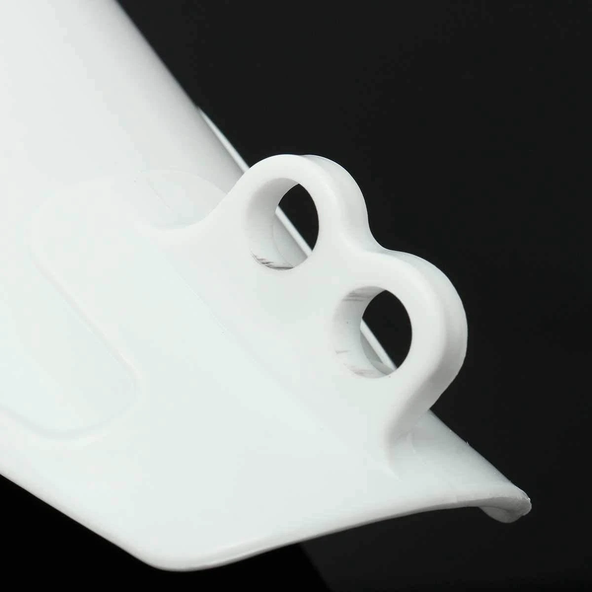 1Pair Motorcycle Front Fork Guard Cover Protectors Guards Plastic White Fit for Crf250 Crf450