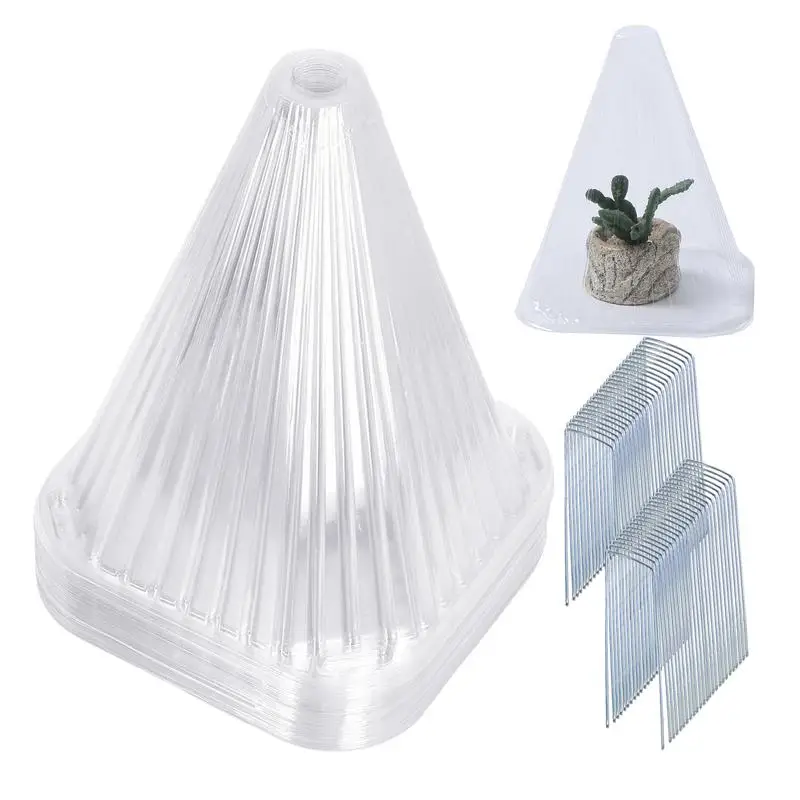 50pcs/set Garden Cloches For Optimal Plant Growth And Protection Suitable For Various Plants Covers