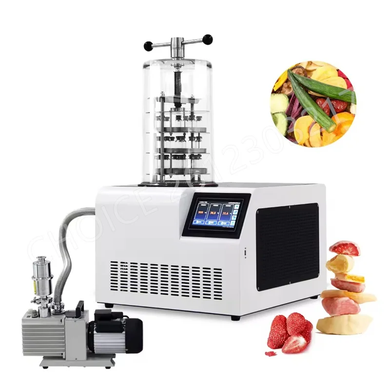 

Desktop Vacuum Freeze Dryer In The Dried Fruit Vegetable Processing/Fruits Food Vacuum Freeze Dry/Laboratory Freeze Dryer