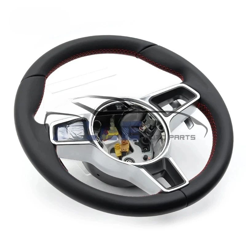 Car Nappa Leather Steering Wheel Fit for Porsche Cayenne Panamera Macan Boxste 718 991 997 970 981 987 GT3 Car Accessories