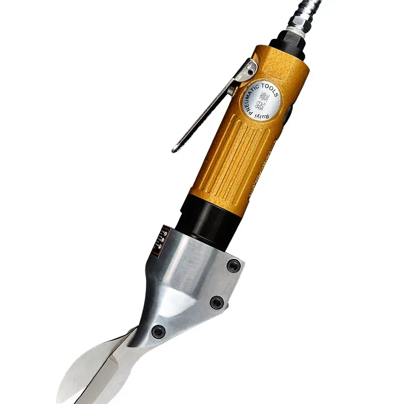 Ruiyi 8310 Straight Pneumatic Scissors for Cutting Diamond Mesh, Screen Mesh, Iron Sheet, Aluminum Sheet, Stainless Steel Plate, and Sheet Metal