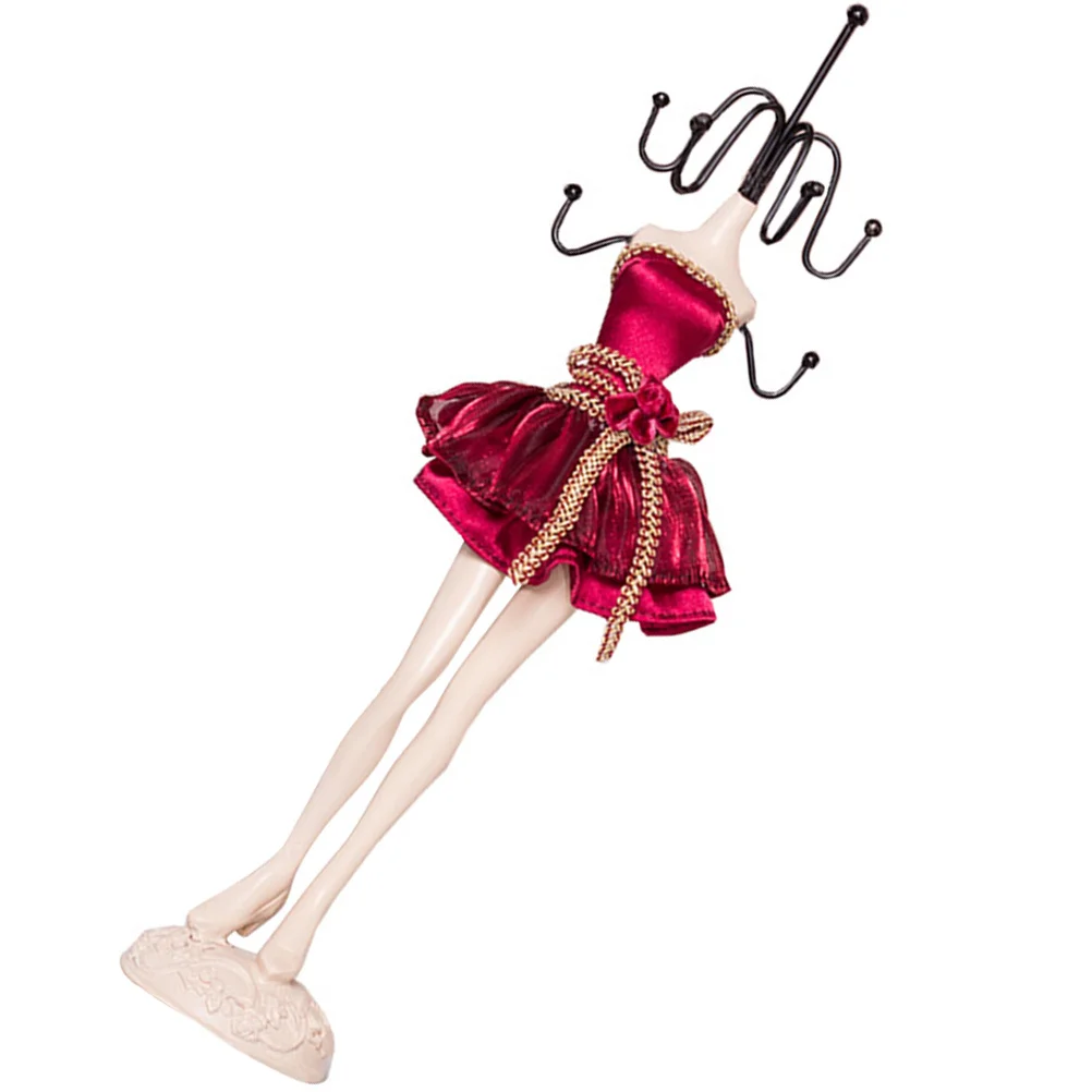 حامل عرض مجوهرات أنيق للأقراط والقلائد وحامل منظم للتخزين وديكور غرفة النوم وإكسسوارات الغرور #4