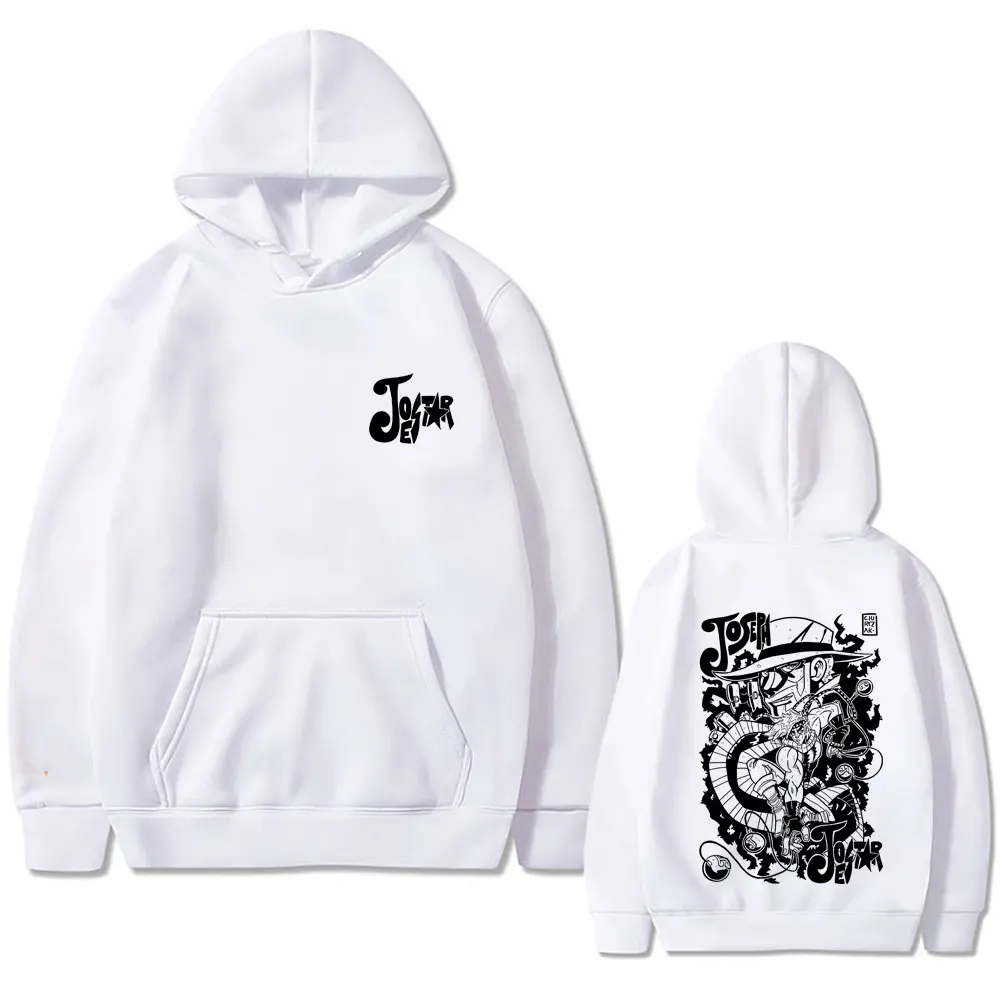 

Anime JoJo's Bizarre Adventure Hoodie Joseph Joestar Hooded Sweatshirt Unisex Vintage Oversized Streetwear Men's Casual Hoodies