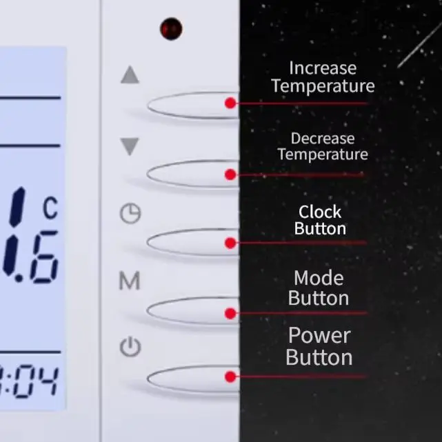 Smart Programmable LCD Floor Heating Thermostat Digital Temperature Controller Weekly Schedule 5A AC220V Wall Mount