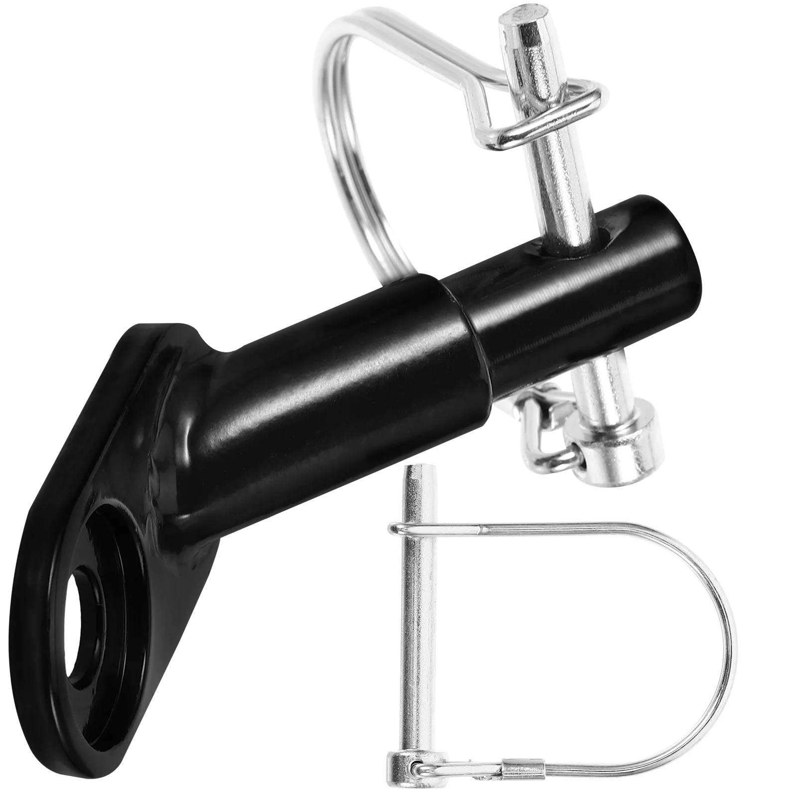 

Iron Bicycle Trailer Coupler Hitch Connector for Bike Rear Axle Durable Wear Resistant Replacement Attachment Traction Head
