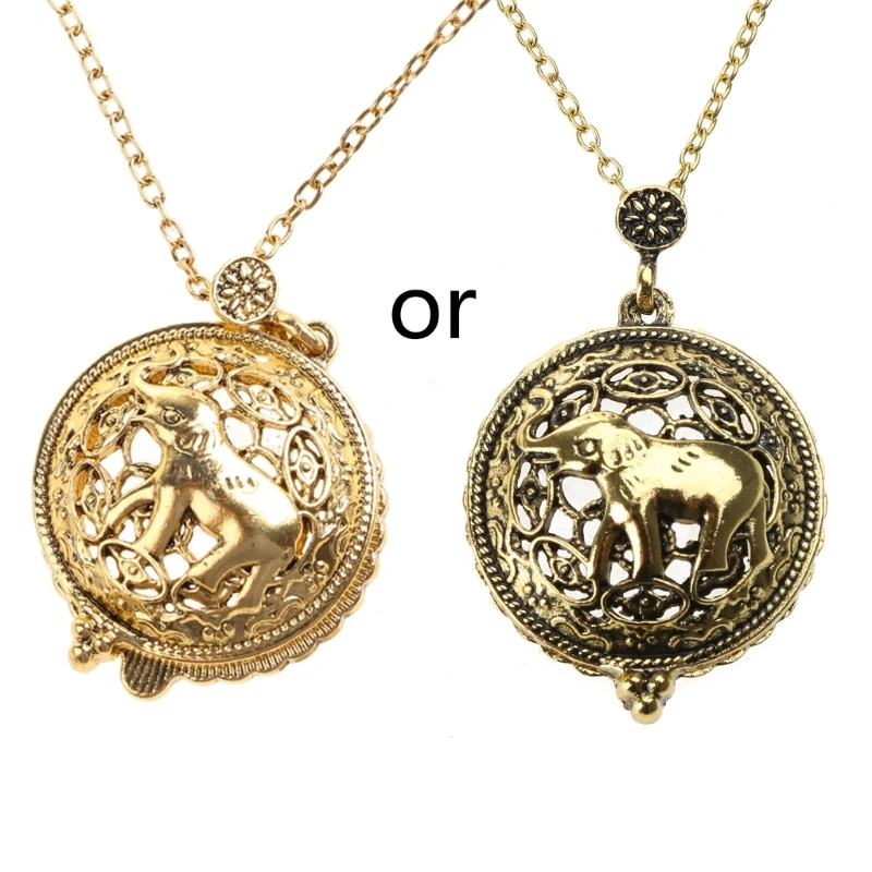 

Portable Vintage Glass Pendant Necklace for Library Reading Fine Print Zooming Increase for Vision Jewelry Gi
