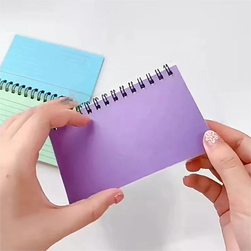1 cahier à spirale A5 à pages détachables - Bloc-notes ligné pour le travail, l'école, le bureau à domicile, l'écriture quotidienne, bloc-notes à feuilles détachables avec reliure spirale