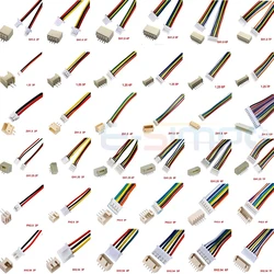 10Set SH1.0 1.25 ZH1.5 PH2.0 XH2.54  Connector Female Housing 10/20/30cm Wire Cable+Male Pin 2/3/4/5/6/7/8/9/10/12P Wafer