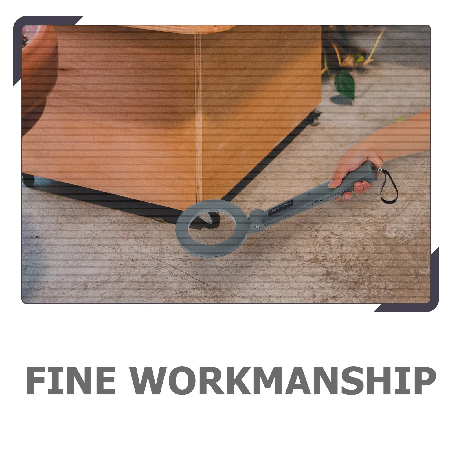 1pc Handheld Metal Foldable High Sensitivity Outdoor Metal Finder For Coins Jewelry Detection Safety Inspection