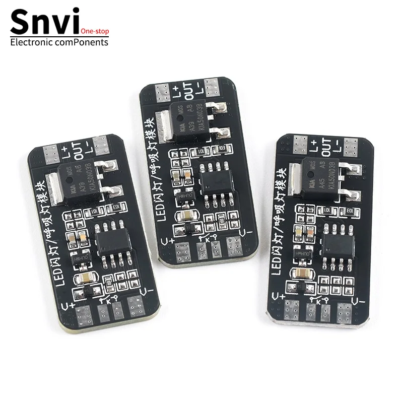 Módulo de luz respiratória de 3-24V: escurecimento LED (desbotamento/desbotamento), estroboscópio rápido/lento, placa controladora de luz ambiente festivo de 12V