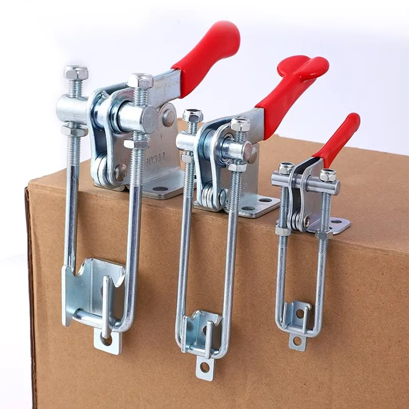 Latch-type Locking Clip Fast Presser Horizontal Fixture Sturdy Durable Woodworking Press Clamps Iron Galvanized