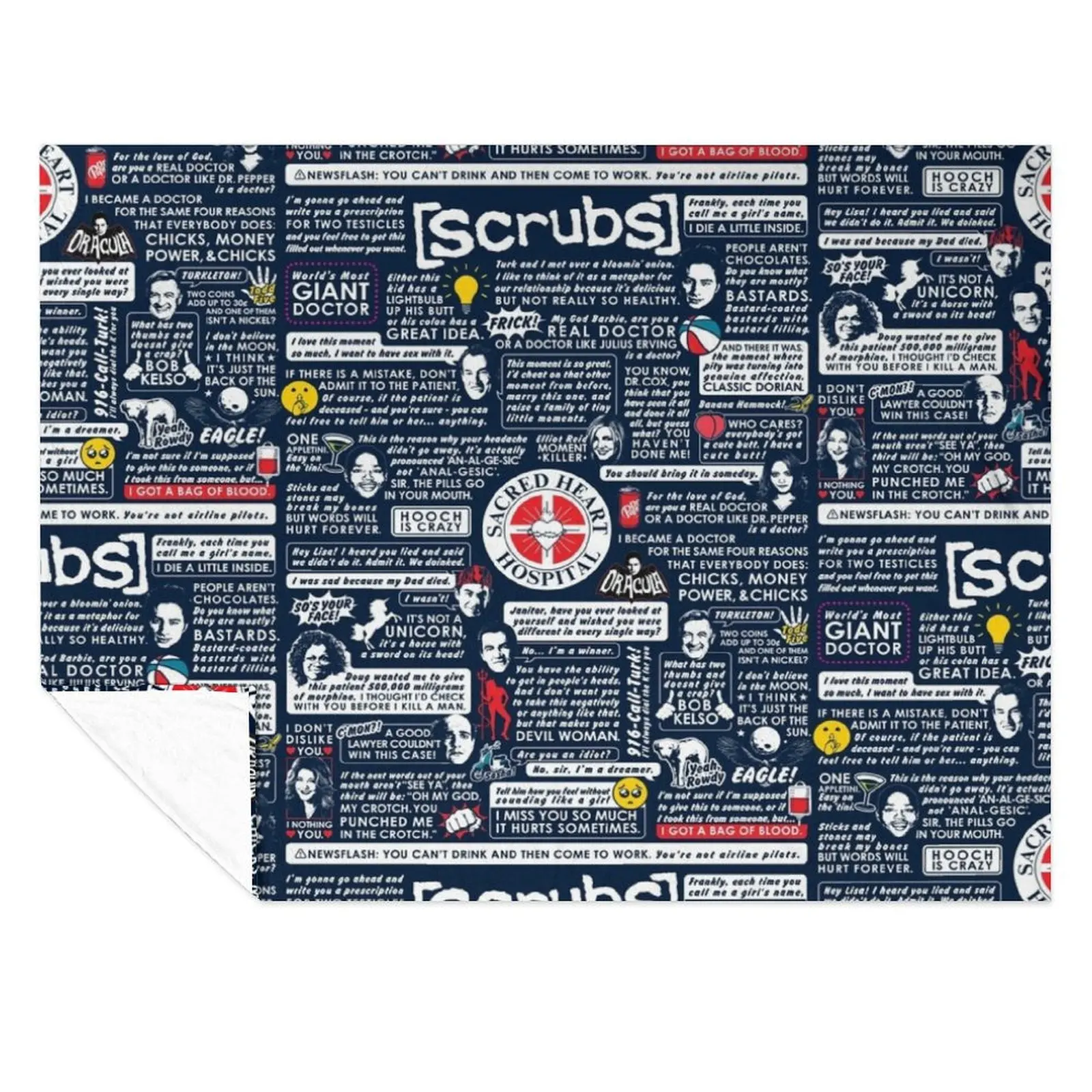 Одеяло Wise Words of Scrubs, милые мягкие плюшевые клетчатые свободные одеяла