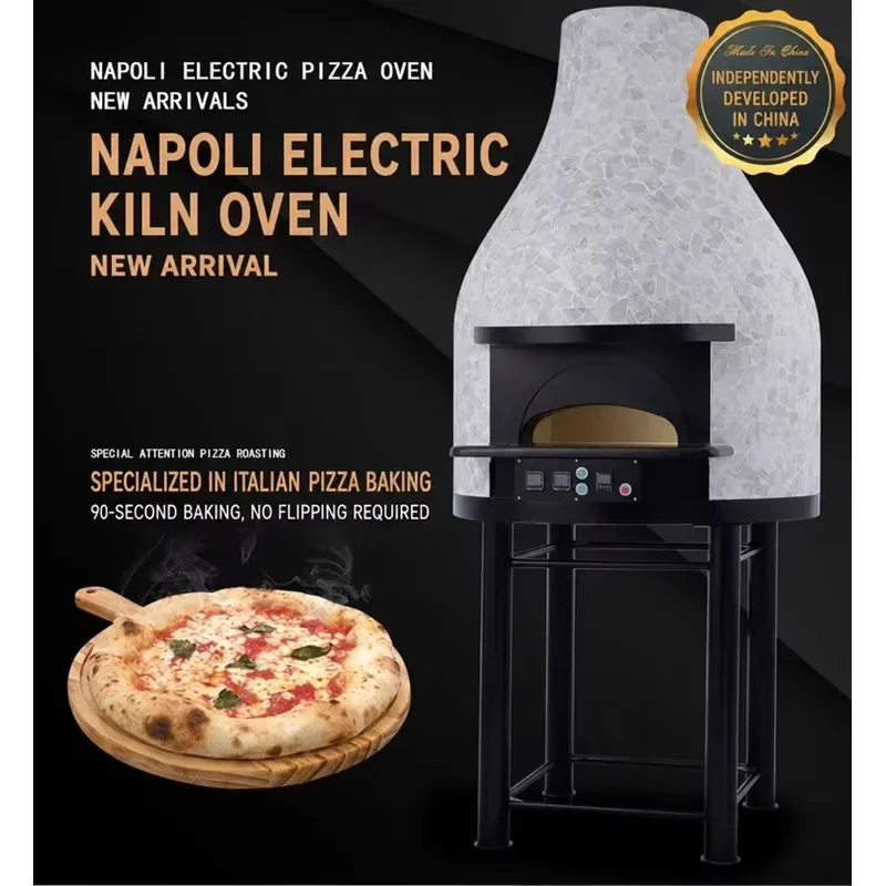 for Commercial Electric Pizza Oven Volcanic Stone Kiln 600C 90s Fast Baking Precise Temperature Control Professional Bakery
