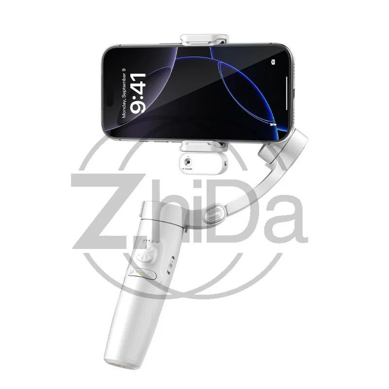 APP Controlled 3‑Axis Smartphone Gimbal Stabilizer Smart Face Follow Anti‑Shake Vlog Live Streaming Holder