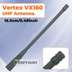 Antena UHF 400-470Mhz sma-macho para Vertex estándar VX150 VX151 VX152 VX160 VX168 VX180 VX210 VX400 Radio portátil de dos vías