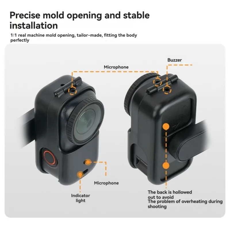 AA08-Magnetic Stand Base-Accessory, 360 Degree Rotatable Folding Camera Mount In Black Color