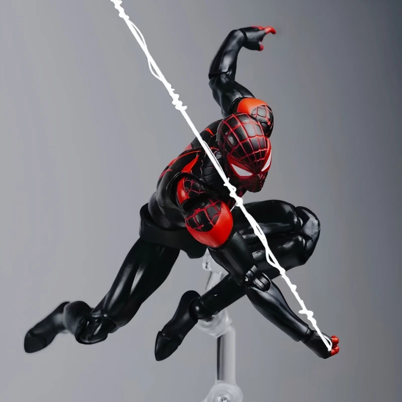 

Hot Ct Toys Spiderman Miles Morales Mafex 092 Spider Man Figure Shf Spider Man Anime Action Figure Figurine Model Gift Toys