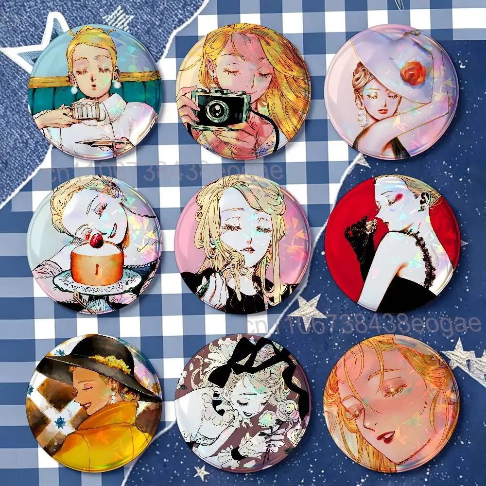 veil HD Print Badges Pretty Round Display Brooches IP merchandise 32mm 58mm 75mm 44mm 25mm