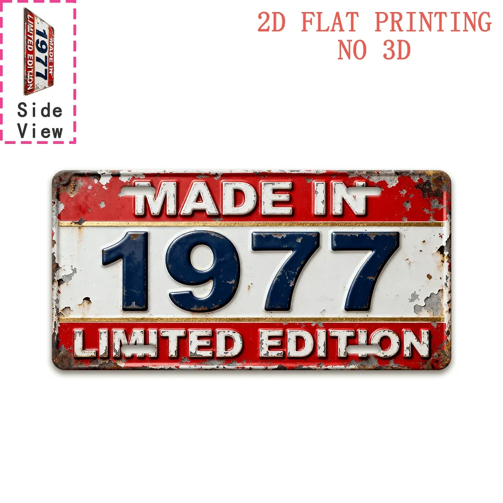 2D Flat-Outdoor Sign And Wall Decoration, 1pc, Vintage 