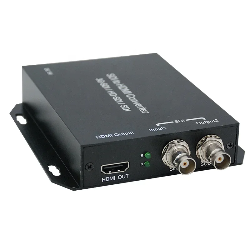 2025 3G SDI to HDMI Video Converter Adapter Mini 3G  HD SDI Video Converter with SDI Loop-out